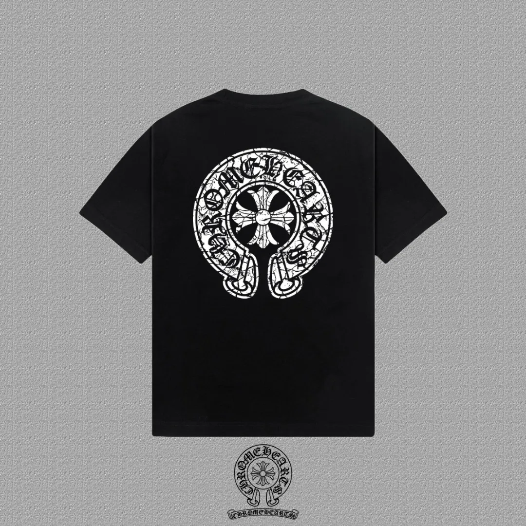 [CH ] 2026FW T LOGO Premium 26s Same Style ：Black White Green Size：S M L XL 2XL